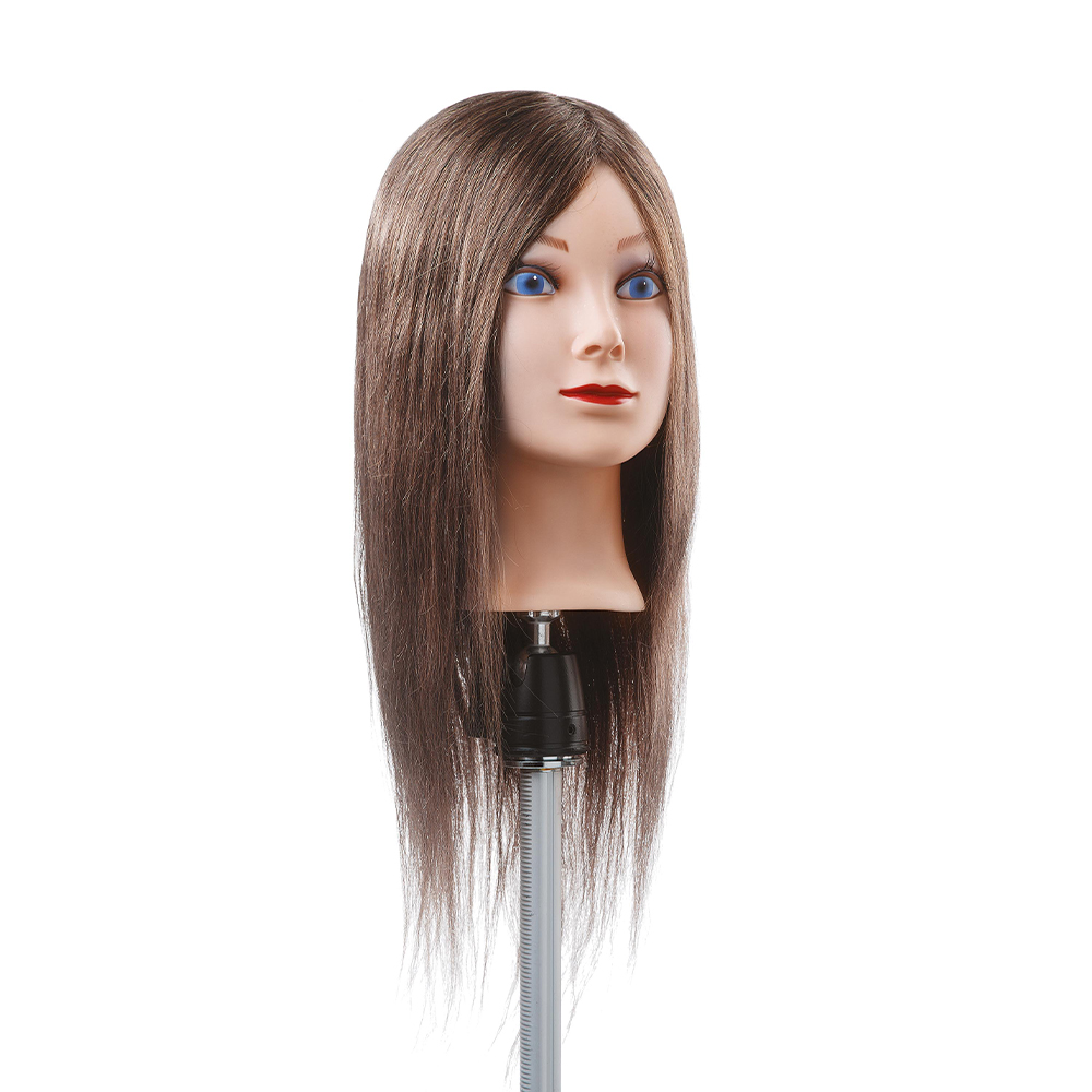 Training head with long protein based synthetic hair - 50cm