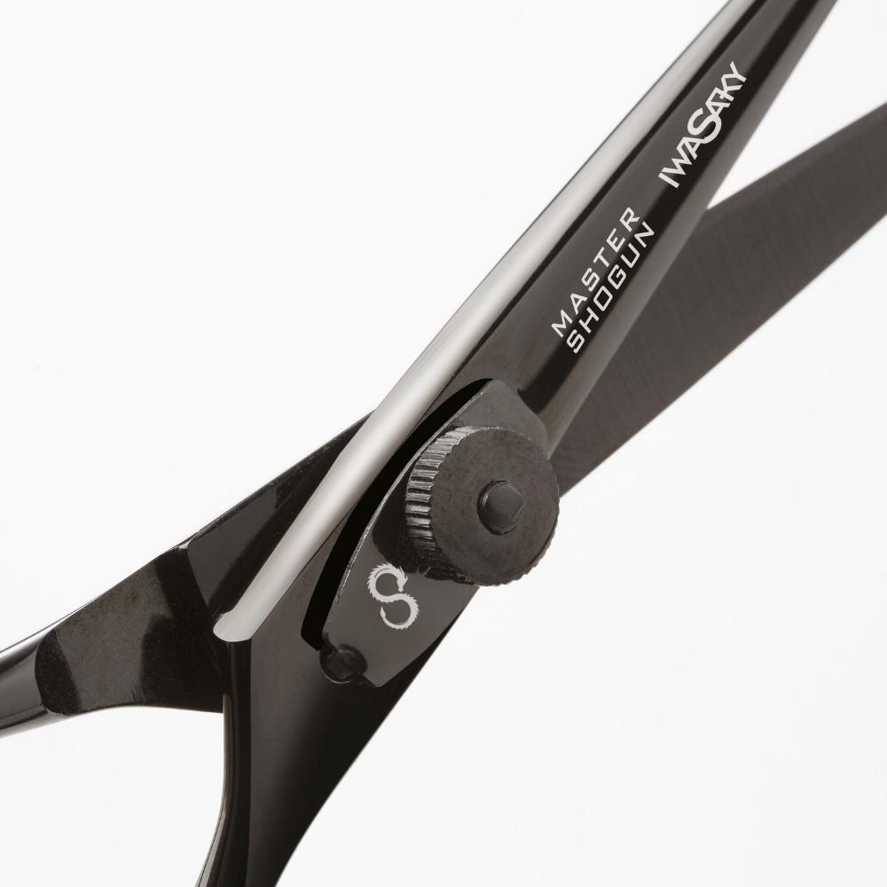 Iwasaki Master Black Shogun Hairdressing scissor 6"