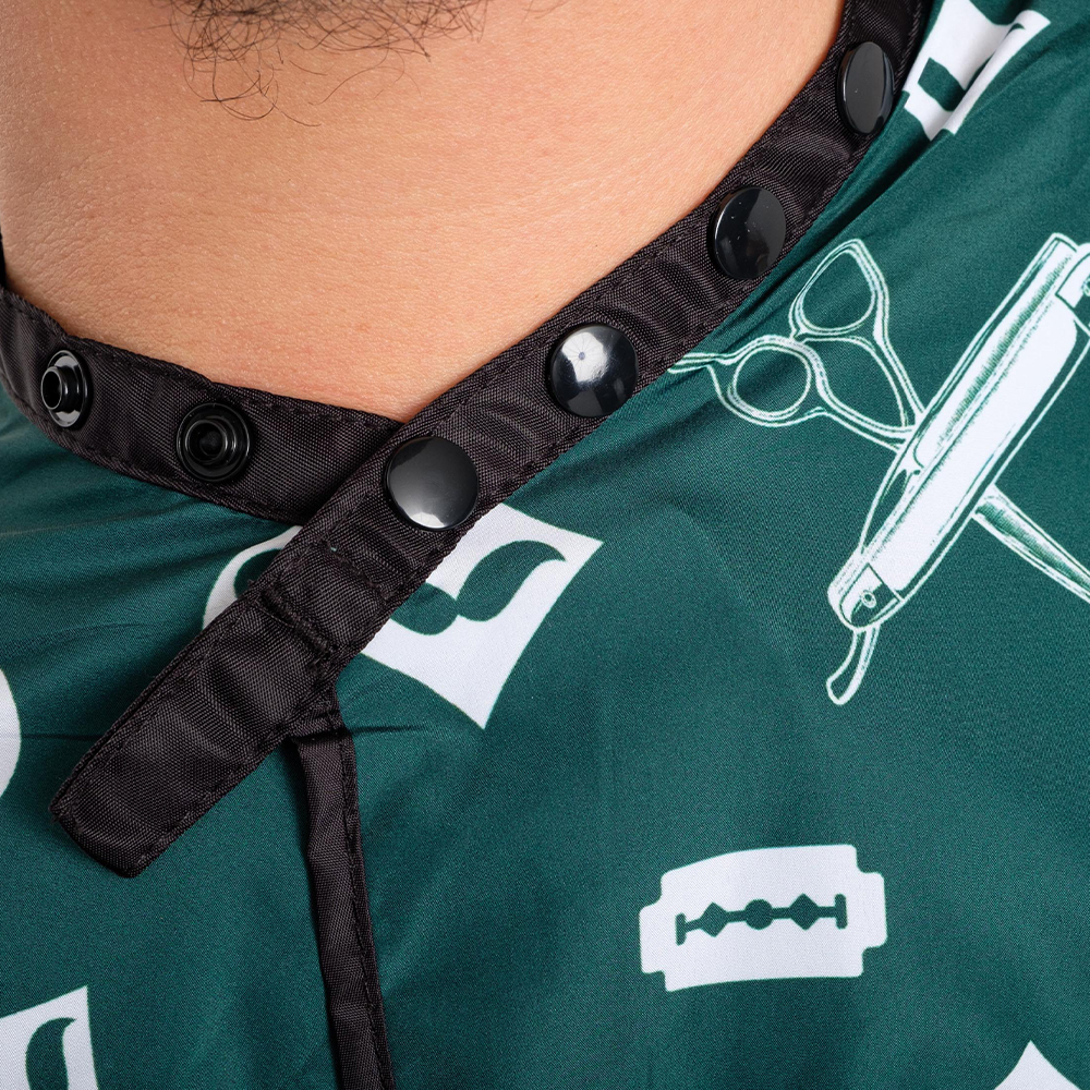 Chester Green XL barber cutting cape