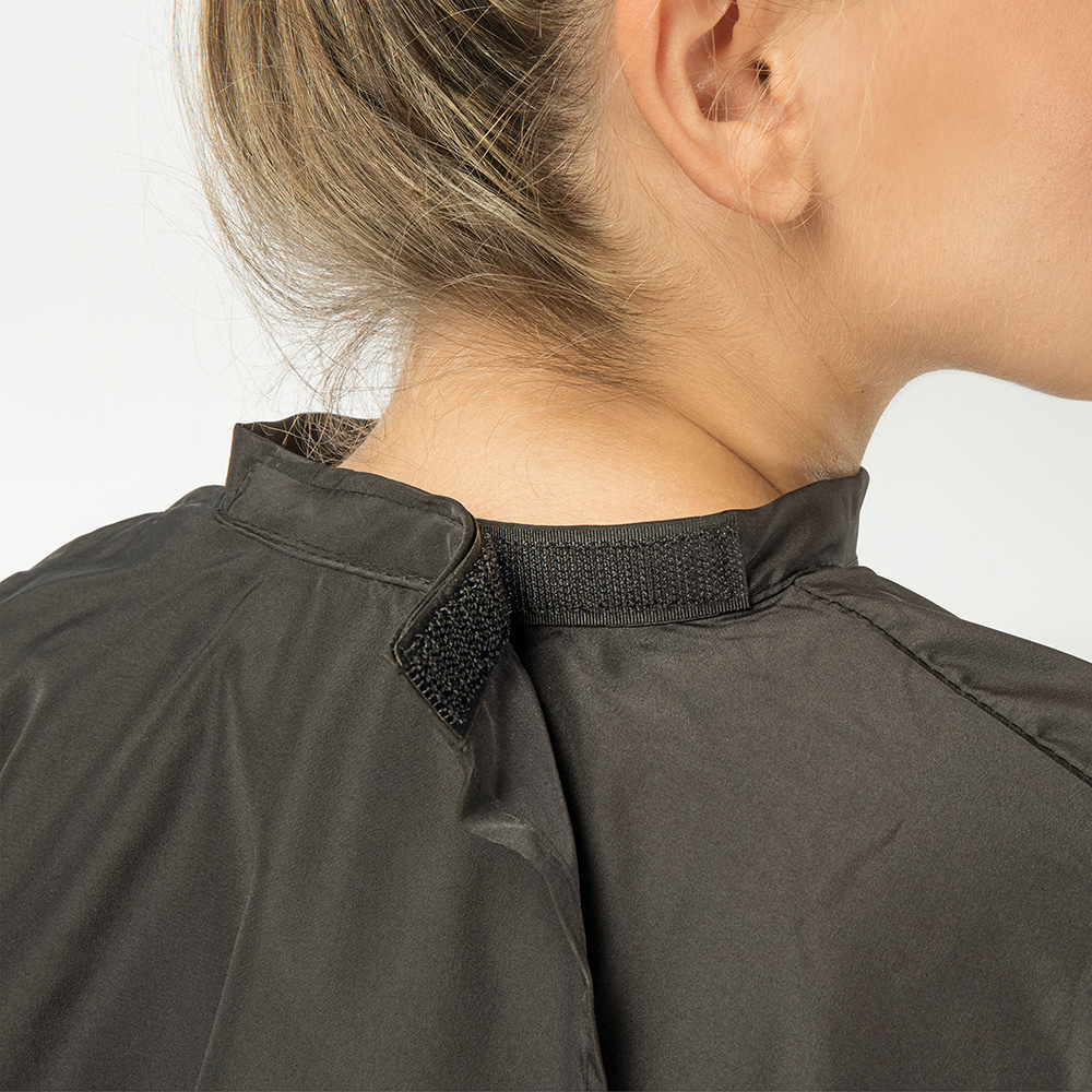 Comfort ProCutting cape with sleeves Adjustable Velcro fastening