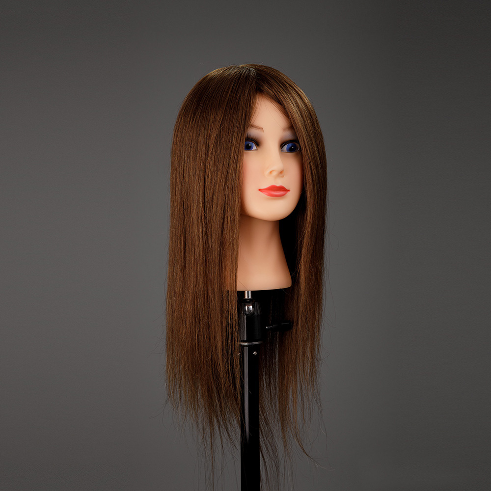 Extra-long hair, training head Length: 45/50 cm Color 5