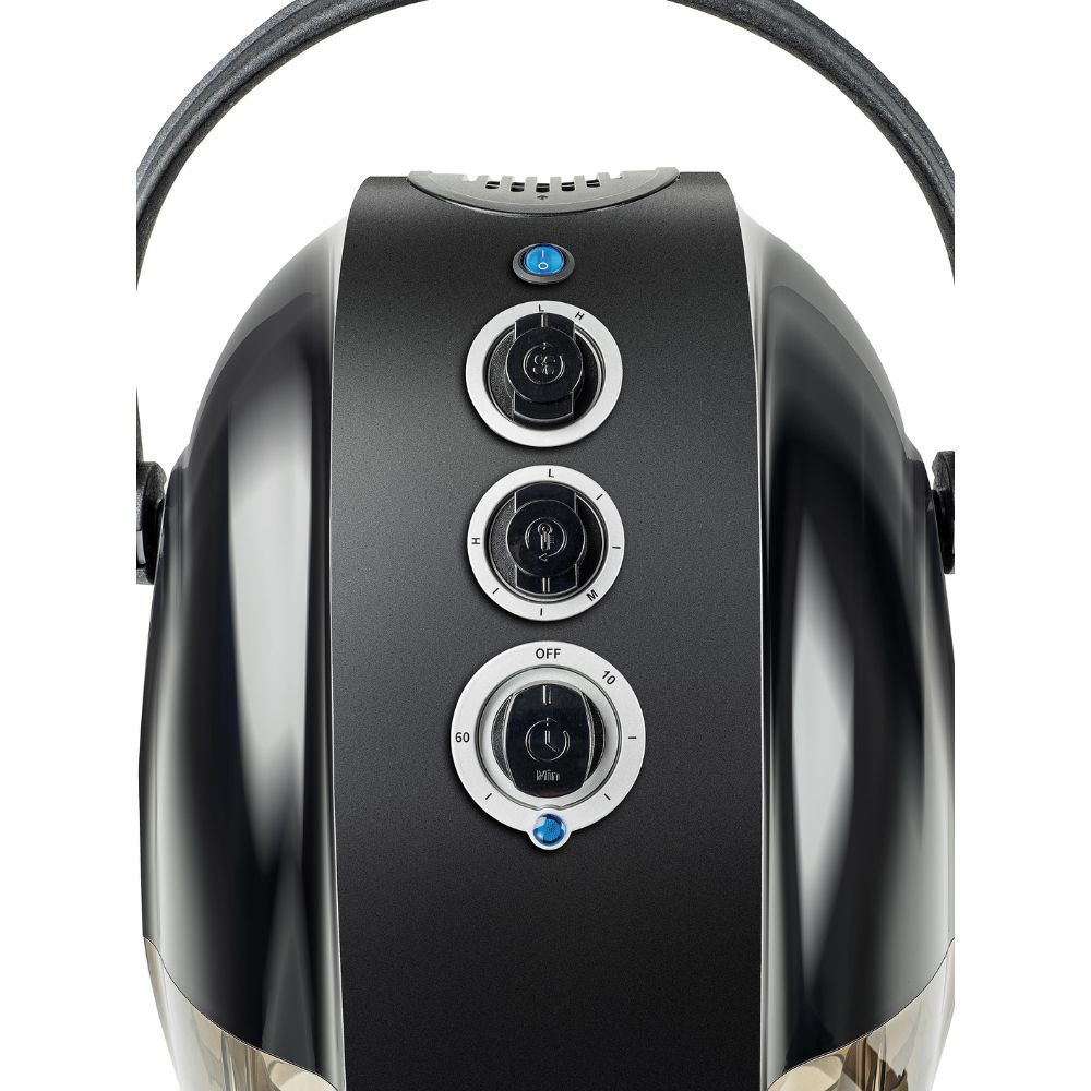 "Eolo ionic & antistatic 1600 professional hood hair dryer - hung up, black"