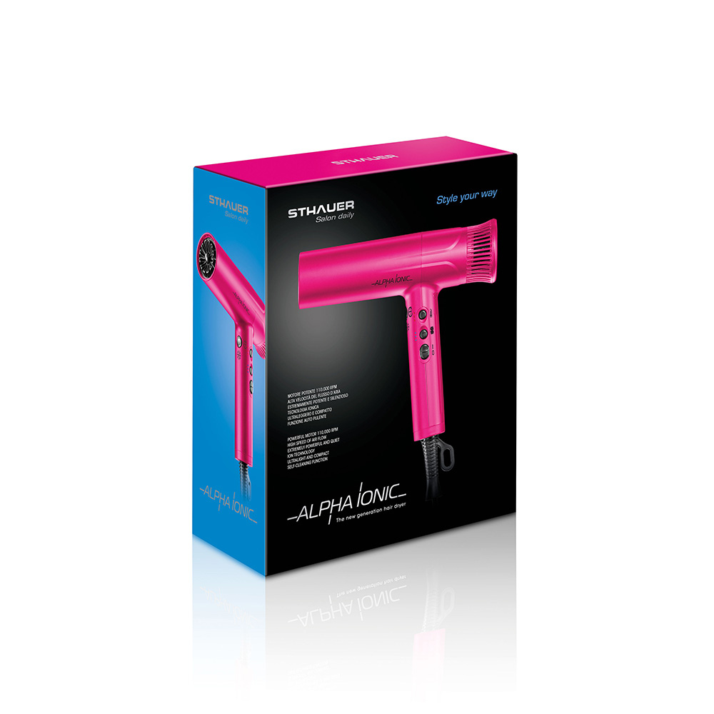 Sthauer Alpha Ionic Pink Professional Hair Dryer
