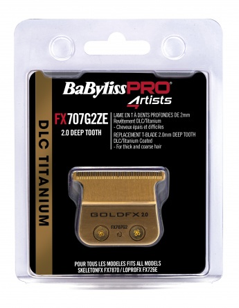 Trimmer Blade Skeleton Gold Deep Tooth DLC Titanium
