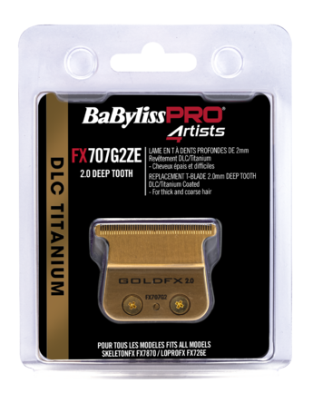 Trimmer Blade Skeleton Gold Deep Tooth DLC Titanium