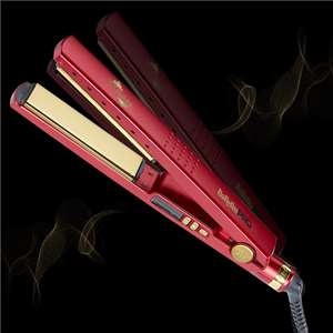 BaByliss PRO Titanium Ionic red straightener