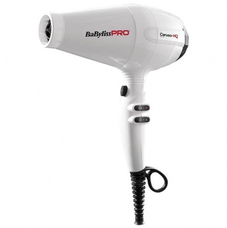 BaByliss PRO CARUSO-HQ HAIRDRYER 2400W IONIC White