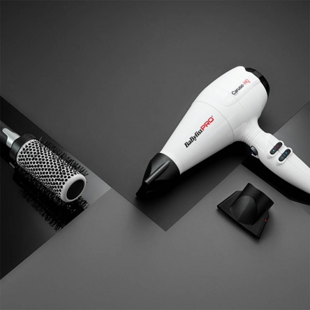 BaByliss PRO CARUSO-HQ HAIRDRYER 2400W IONIC White