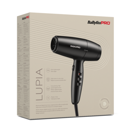 BaByliss PRO LUPIA - High Speed Digital Compact 2200W