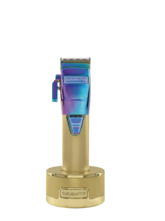 Metal clipper charging stand gold