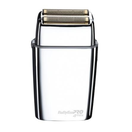 BaByliss PRO Double Foil Metal Shaver silver