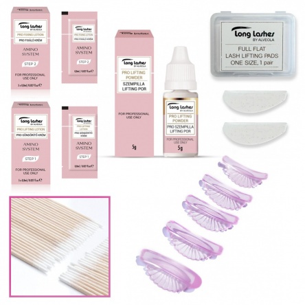 Long Lashes korean lash lift set