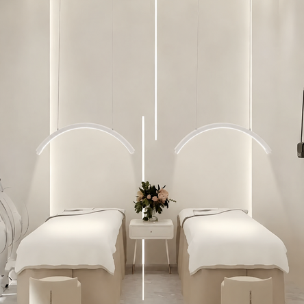 Long Lashes ceiling Moon Pro lamp- white