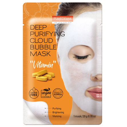 PureDerm Deep Purifying Cloud Bubble Mask 