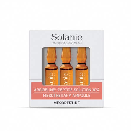 Solanie Argireline Peptide Solution 10% Mesotherapy Ampoule 3X2 ml