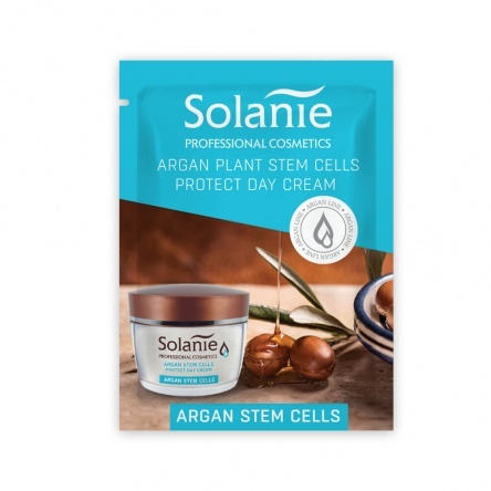 Solanie Sample for Argan plant stem cells Protect day cream 3ml