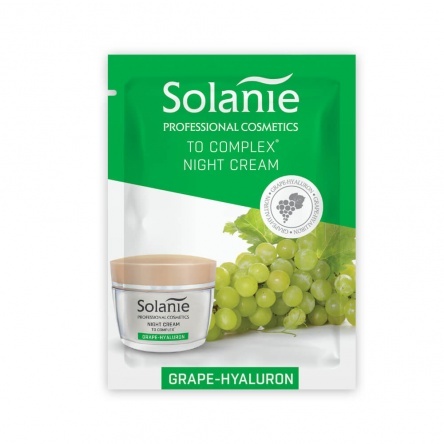 Solanie Sample Grape-hyaluron night cream with TO Complex 3ml