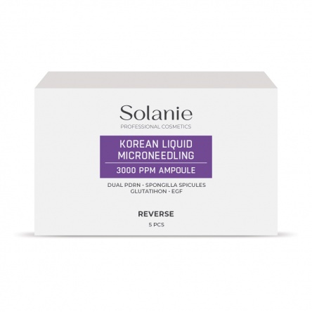 Solanie Reverse Korean Dual PDRN Spicule Treatment Ampoule 5x5ml