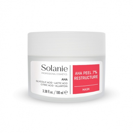 Solanie AHA peel skin restructure mask 100ml