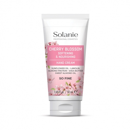 Solanie So Fine Hand Cream Softening Nourishing Cherry Blossom 50 ml