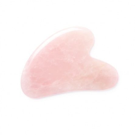 Solanie Gua Sha Rose Quartz Massage Stone