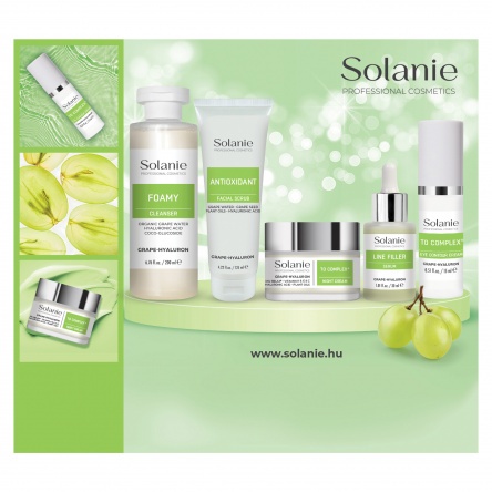 Grape-hyaluron graphics for Solanie display