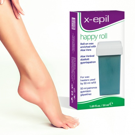 X-Epil Roll-on Wax with Aloe Vera for Happy Roll 50ml