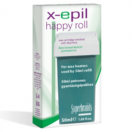 X-Epil Roll-on Wax with Aloe Vera for Happy Roll 50ml