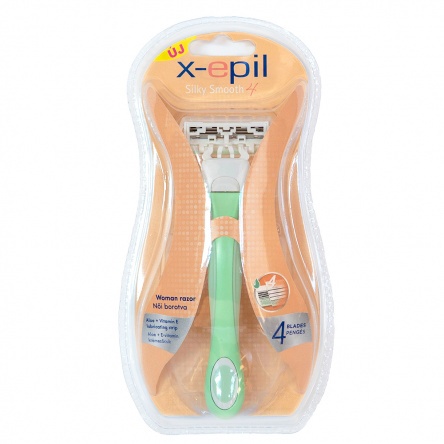 X-Epil Silky Smooth 4 Woman razor with 4 blades