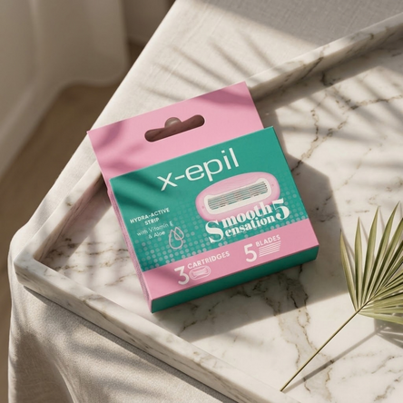 X-Epil Smooth Sensation 5 blades woman razor refill 3pcs