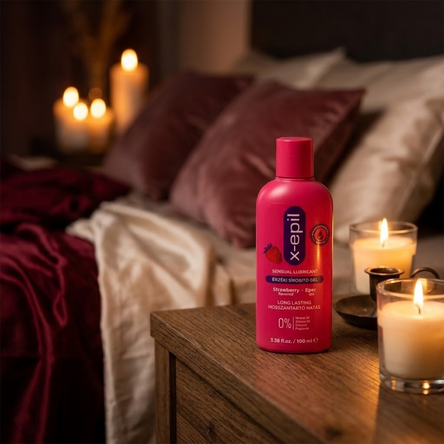 X-Epil Sensual lubricant strawberry flavored 100ml