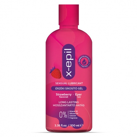 X-Epil Sensual lubricant strawberry flavored 100ml