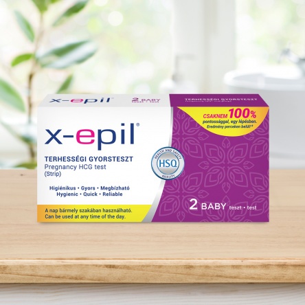 X-Epil Pregnancy rapid test strips 2pcs