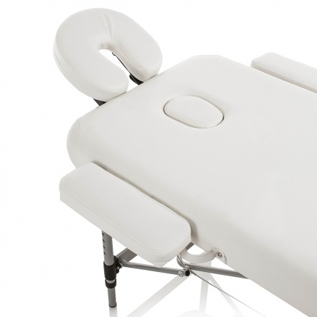 Master Alluminium White folding bed