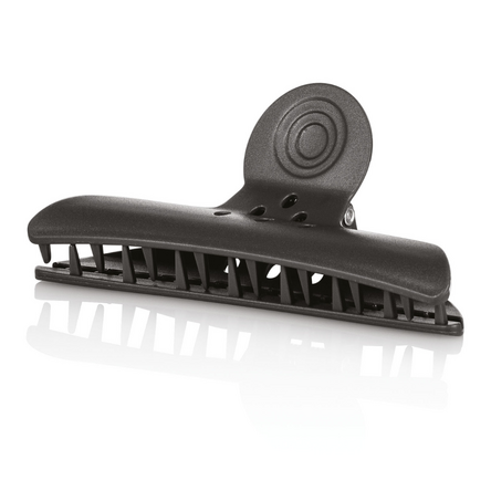 Plastic Claw Hair Clips Black Pack 4 Pcs