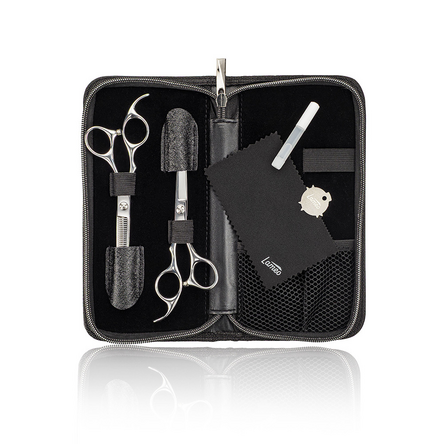 Stage pro set offset silver 5,5" Professional cutting set with case