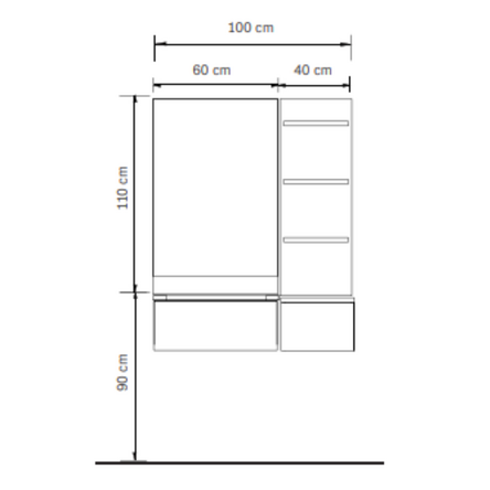 Salon Station Essential Larch And White Salon Station