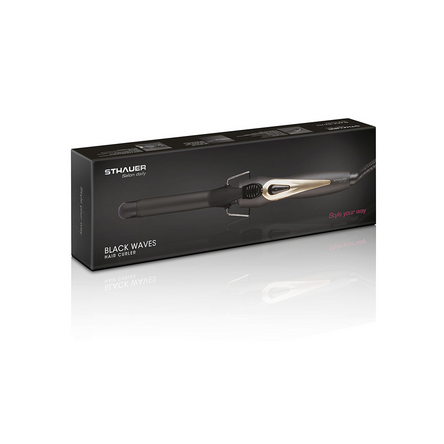 Sthauer Black Wave Curling Wand With Clamp Ø 33 mm