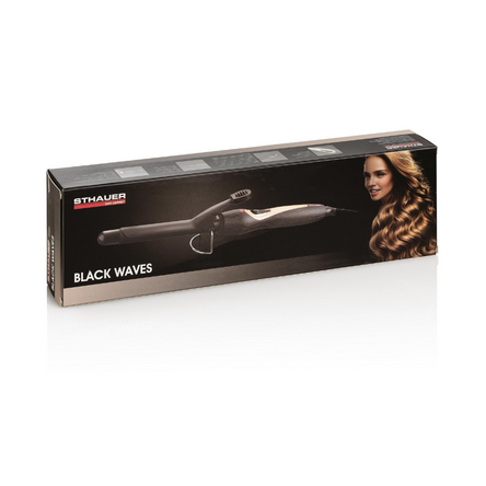 Sthauer Black Wave Curling Wand With Clamp Ø 33 mm