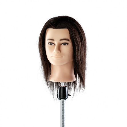 Training head with long hair