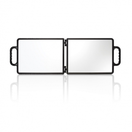 Book portable folding mirror