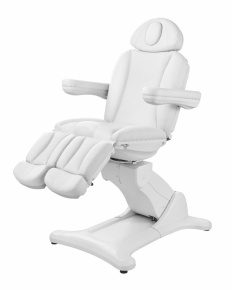 Multifunction electric beauty and pedicure chair in white colour