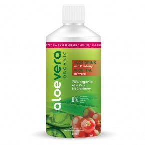 Original Aloe Vera drink with cranberry juice concentrate