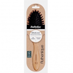 BaByliss wooden cushion brush with boar bristles