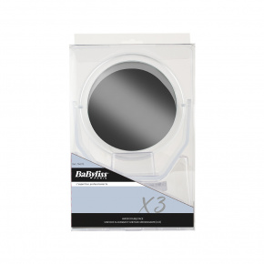 Mirror with 1 standard side and 1 3x magnifying side