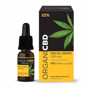 OrganiCBD CBD Oil Drops 10% (1000mg) 10ml