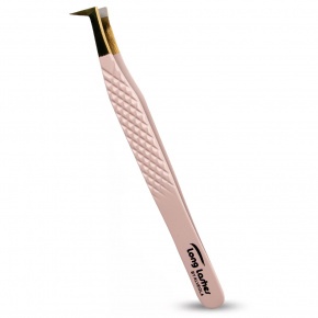 Long Lashes Pro Fiber Volume csipesz - Gold tip