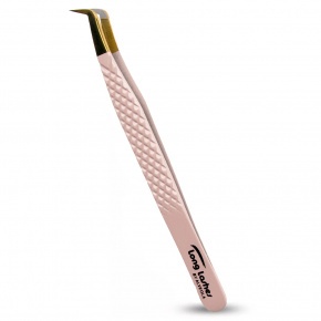 Long Lashes Pro Fiber Slim Volume csipesz - Gold tip