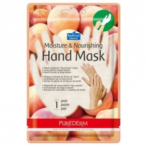 PureDerm Moisture & Nourishing Hand Mask PEACH