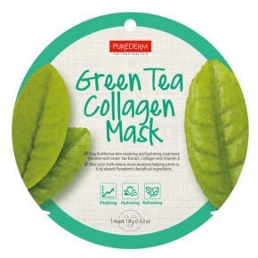 PureDerm Green Tea Collagen Mask
